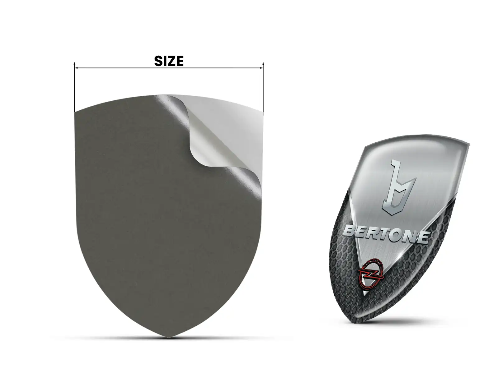 Bertone Autosticker Premium Stern Exklusiv Design